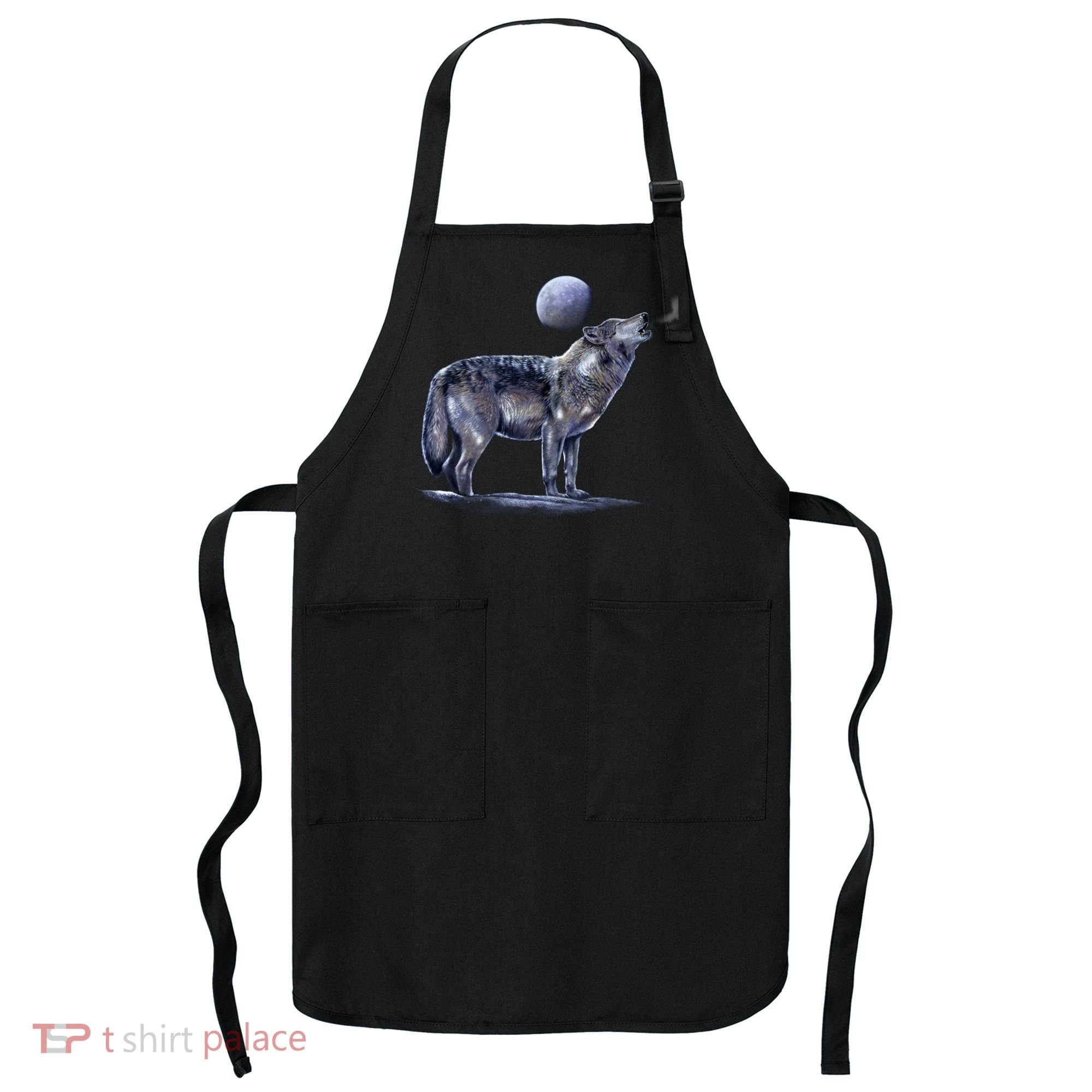Moon Wolf Apron