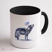 Moon Wolf Coffee Mug thumb 1