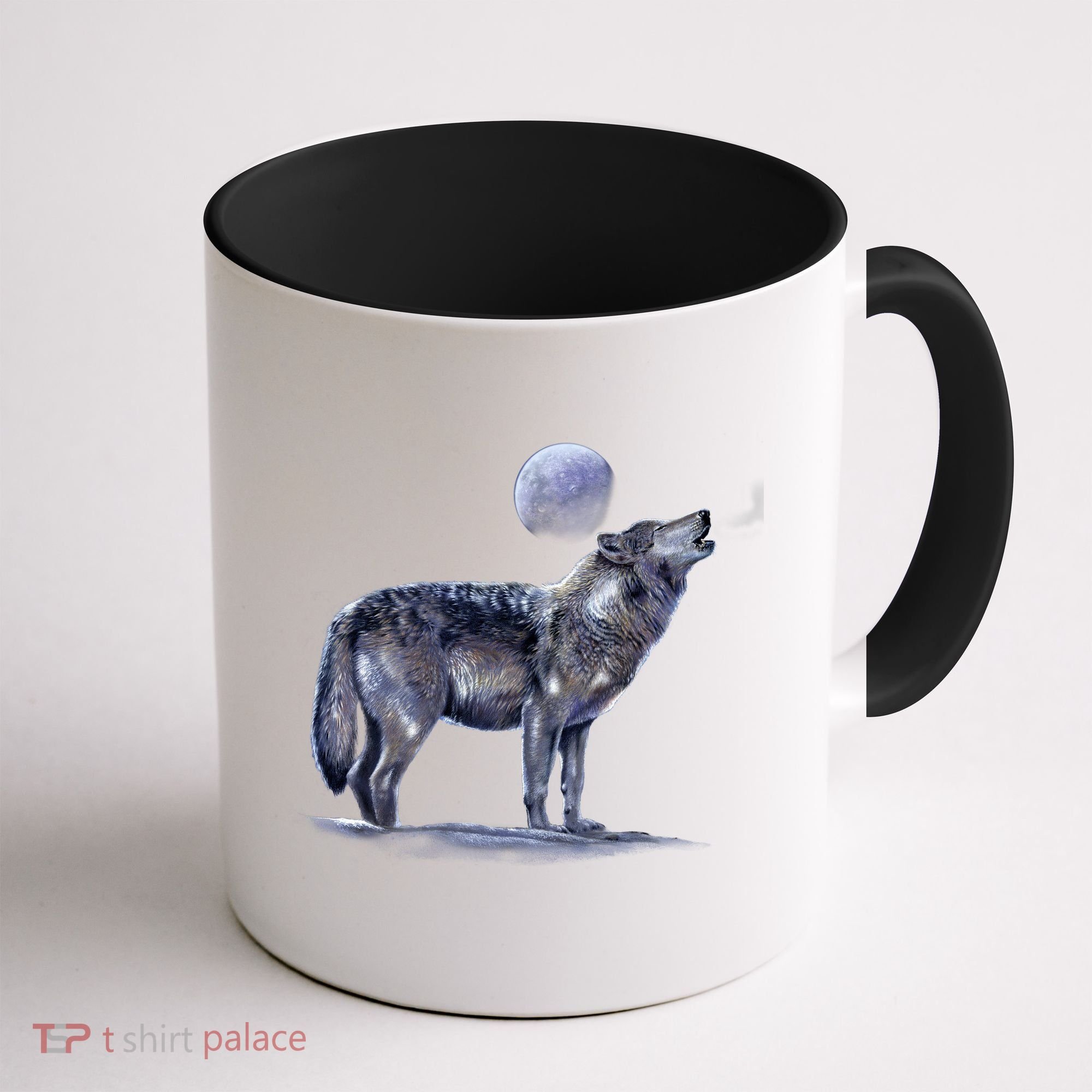 Moon Wolf Coffee Mug