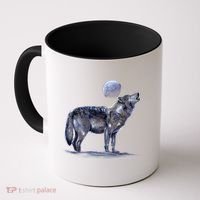 Moon Wolf Coffee Mug thumb 0