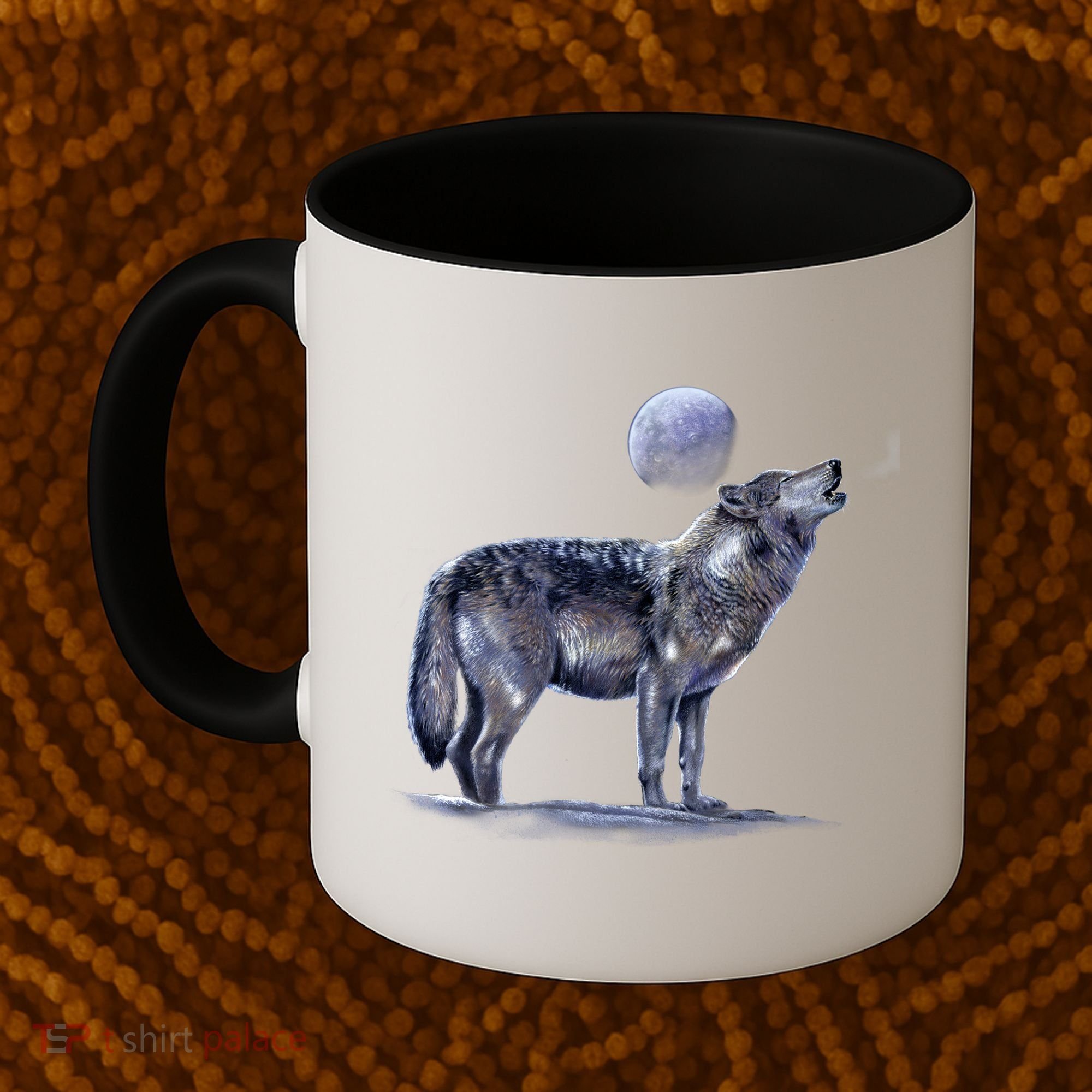 Moon Wolf Coffee Mug