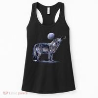 Moon Wolf Women's Tank Top thumb 0