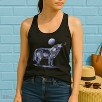 Moon Wolf Women's Tank Top thumb 2