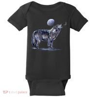 Moon Wolf Baby Bodysuit thumb 0