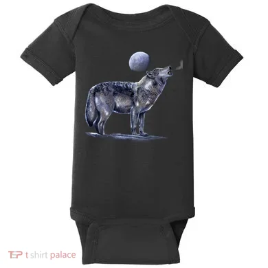 Moon Wolf Baby Bodysuit