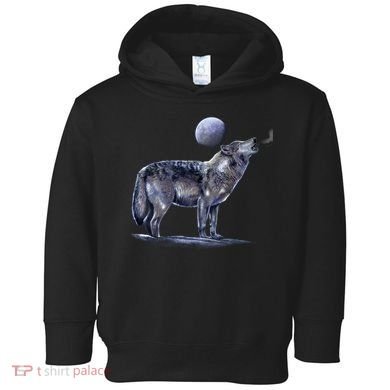 Moon Wolf Toddler Hoodie