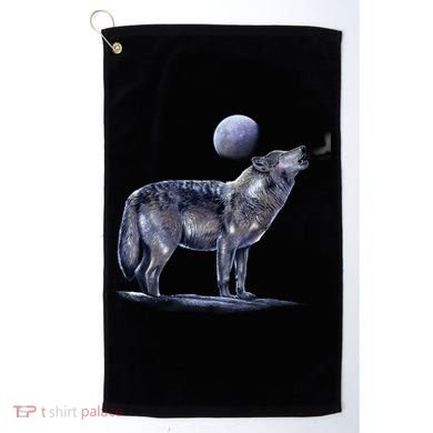 Moon Wolf Golf Towel