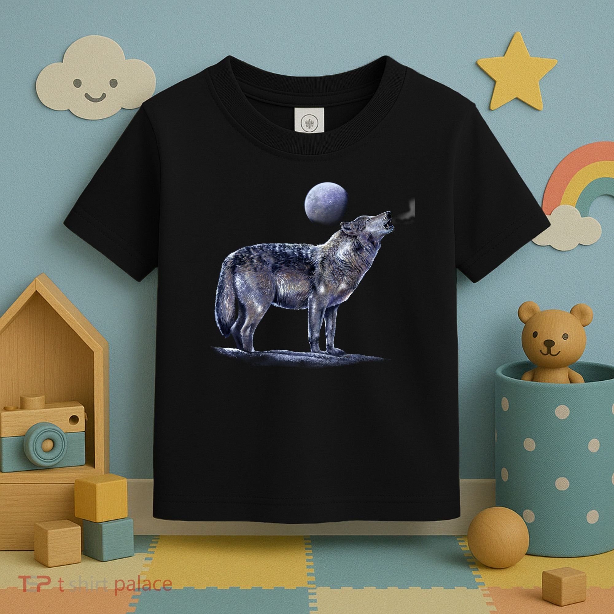 Moon Wolf Toddler T-Shirt