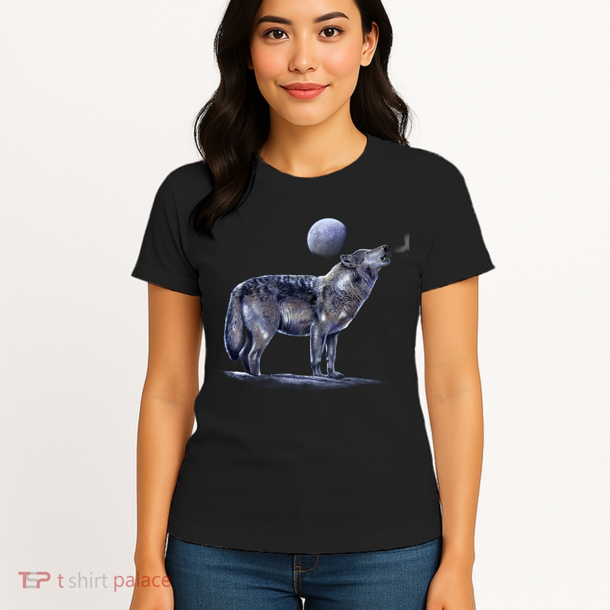 Moon Wolf Women's T-Shirt