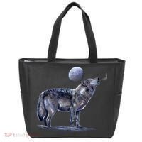 Moon Wolf Tote Bag thumb 0