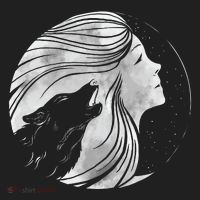 Moon Wolf Illustration District V.I.T. Heavyweight Hoodie thumb 2