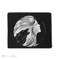 Moon Wolf Illustration Mousepad thumb 0