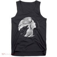 Moon Wolf Illustration Tank Top thumb 0