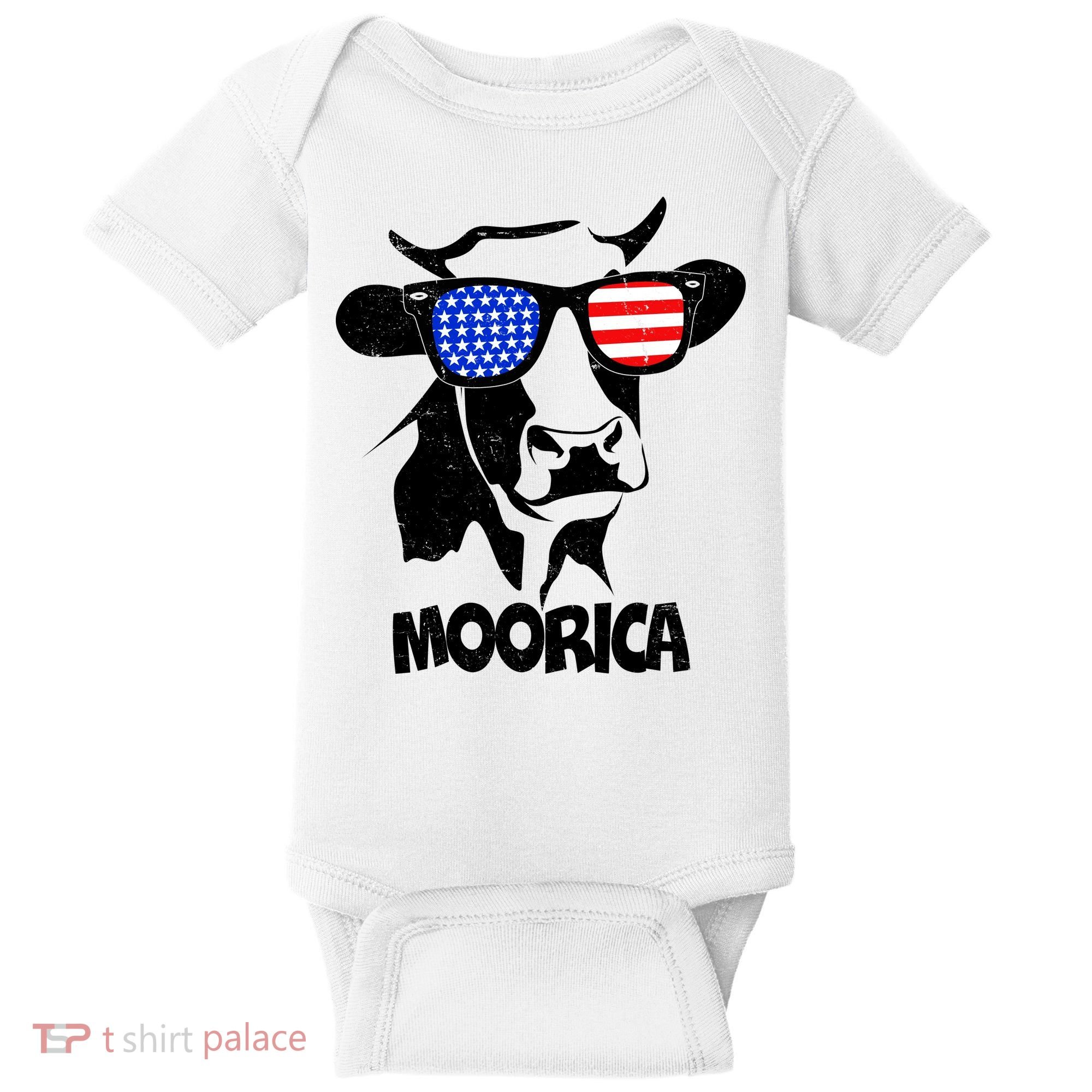 Moorica Cow Baby Bodysuit