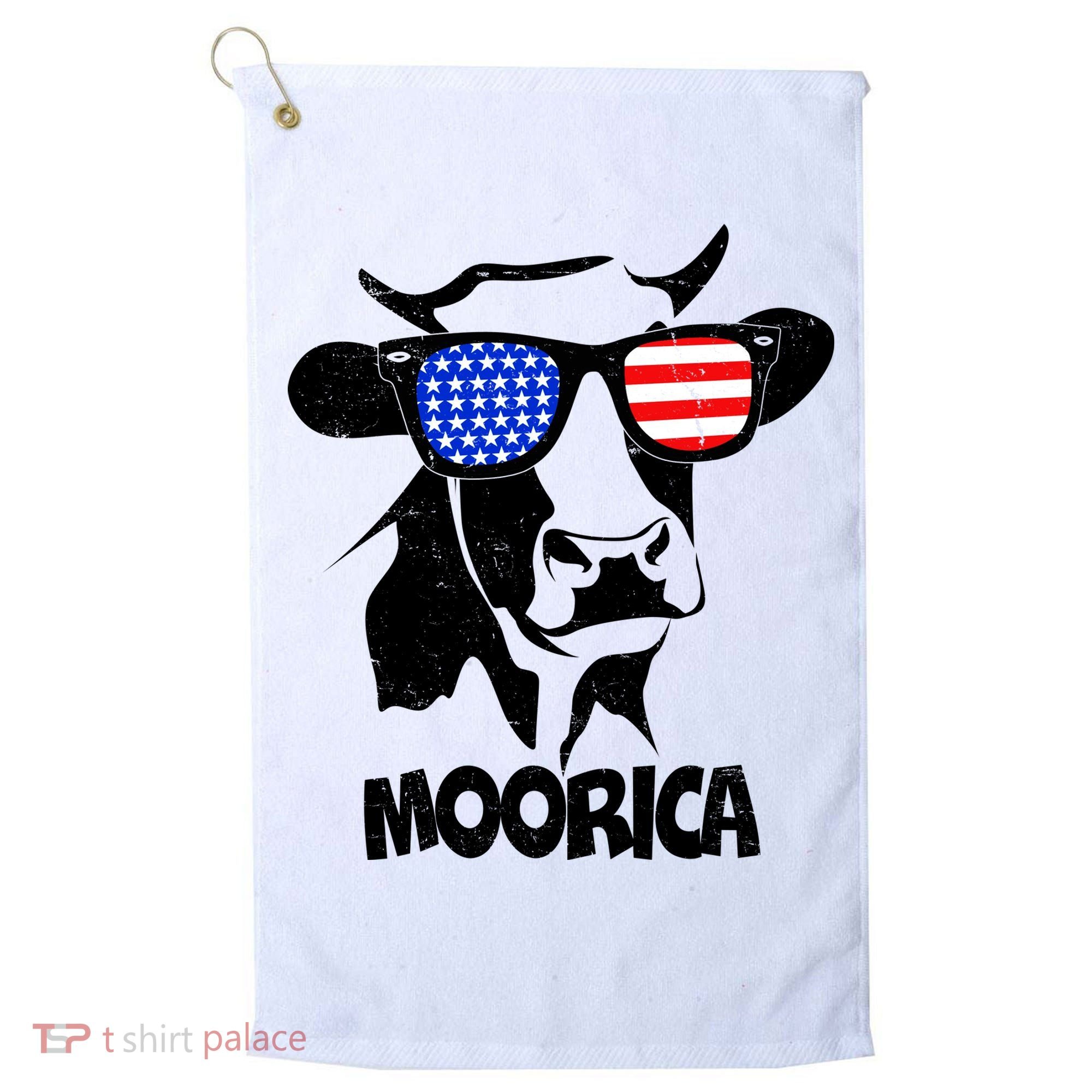 Moorica Cow Golf Towel