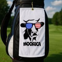 Moorica Cow Golf Towel thumb 2