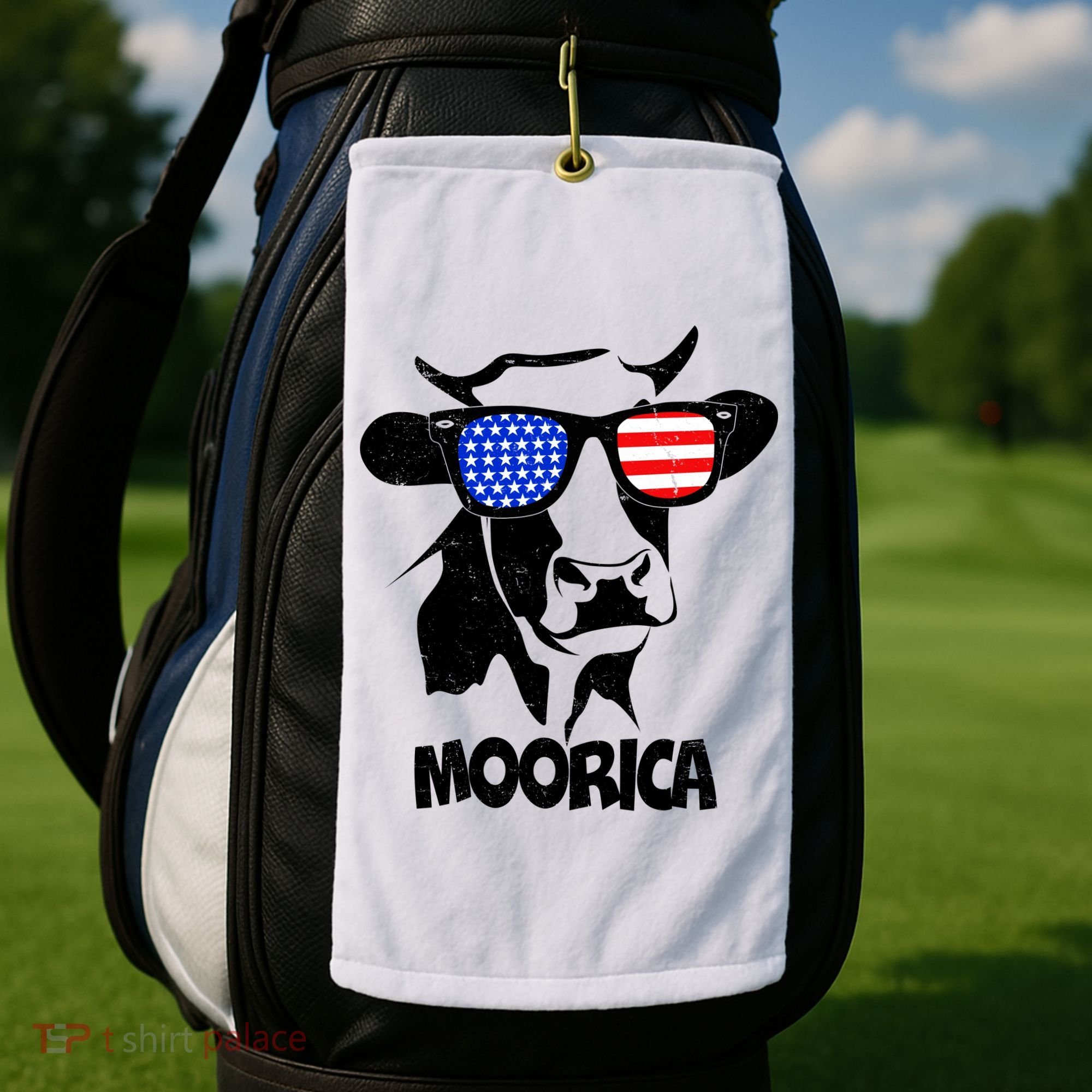 Moorica Cow Golf Towel