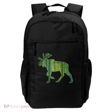 Moose Forest Silhouette Backpack