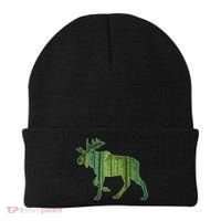Moose Forest Silhouette Beanie thumb 0