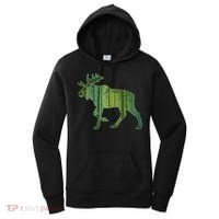 Moose Forest Silhouette Women's Hoodie thumb 0