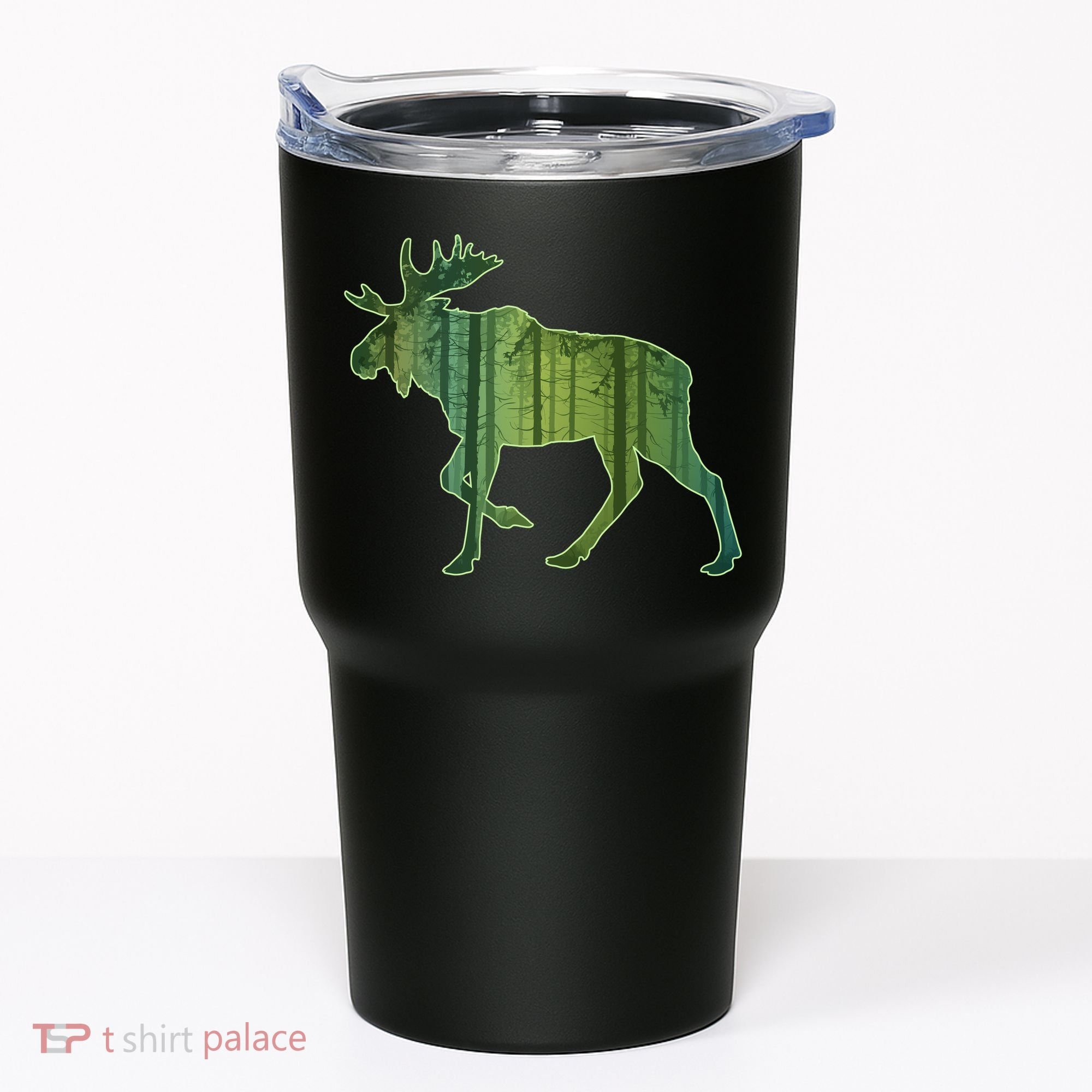 Moose Forest Silhouette Tumbler