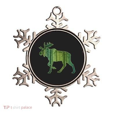Moose Forest Silhouette Ornament