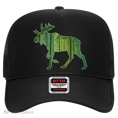 Moose Forest Silhouette Hat