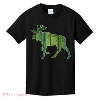 Moose Forest Silhouette Kids T-Shirt thumb 0