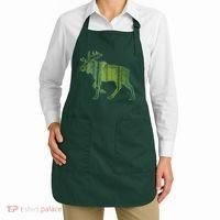 Moose Forest Silhouette Apron thumb 2