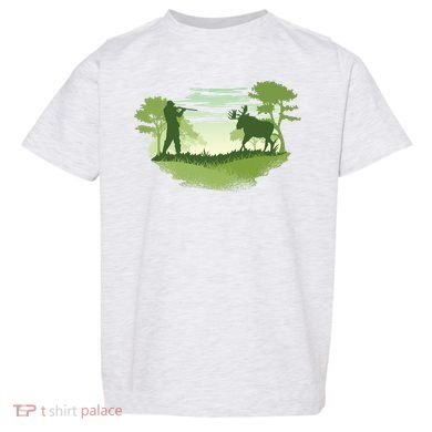 Moose Hunting Toddler T-Shirt