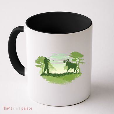 Moose Hunting Coffee Mug