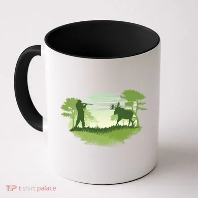 Moose Hunting Coffee Mug