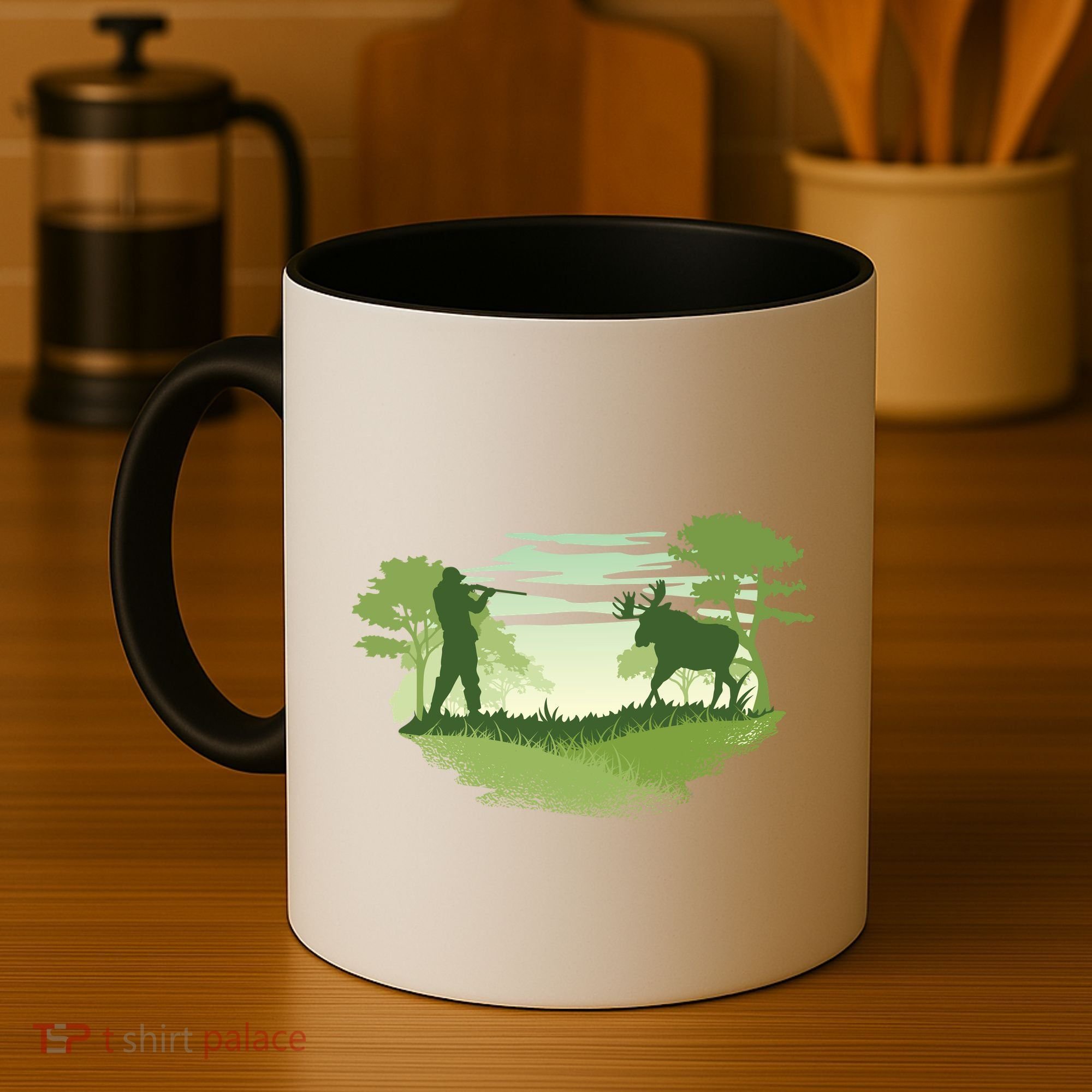 Moose Hunting Coffee Mug