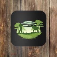 Moose Hunting Coaster thumb 0