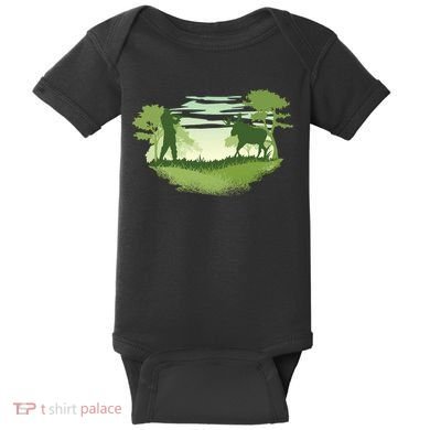 Moose Hunting Baby Bodysuit