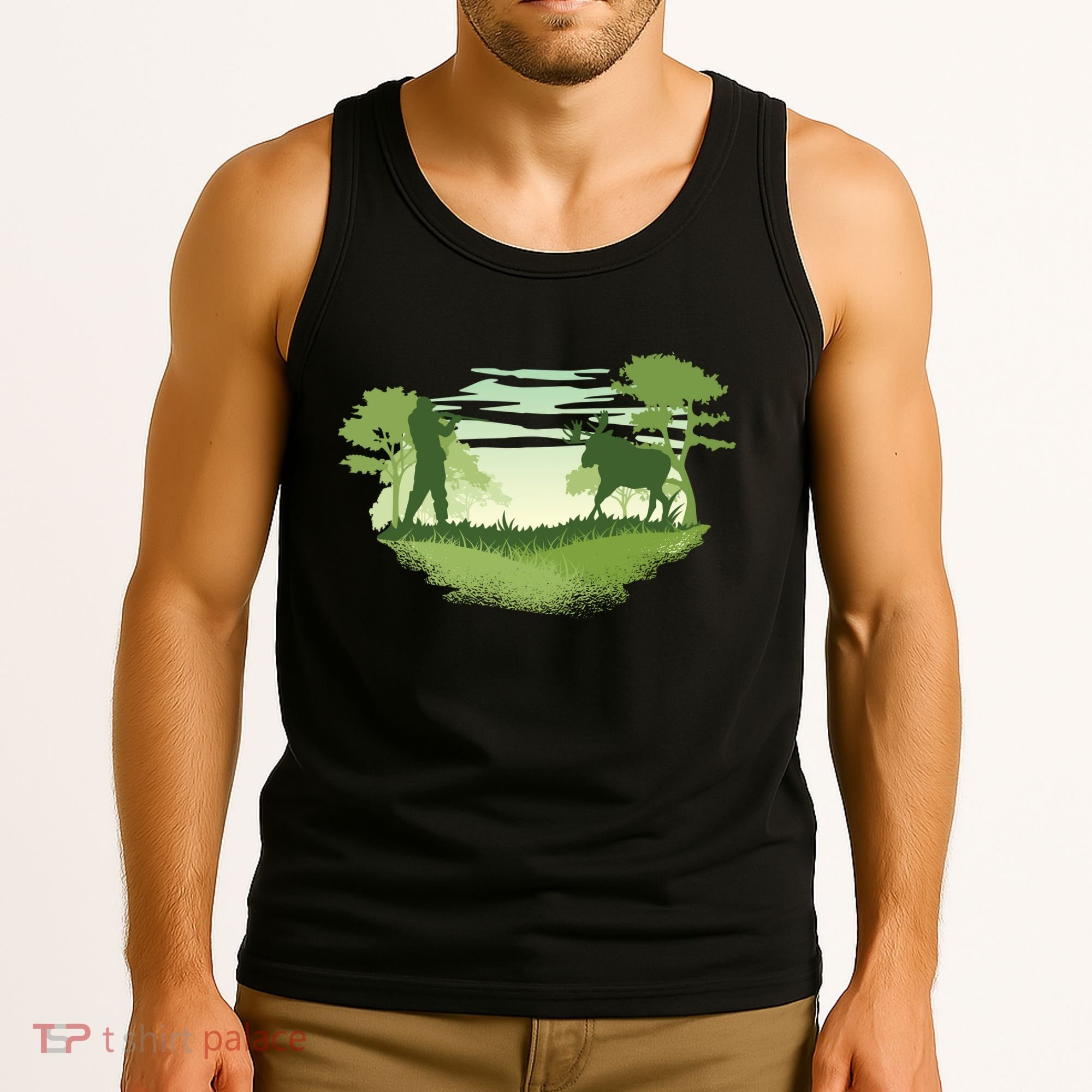 Moose Hunting Tank Top