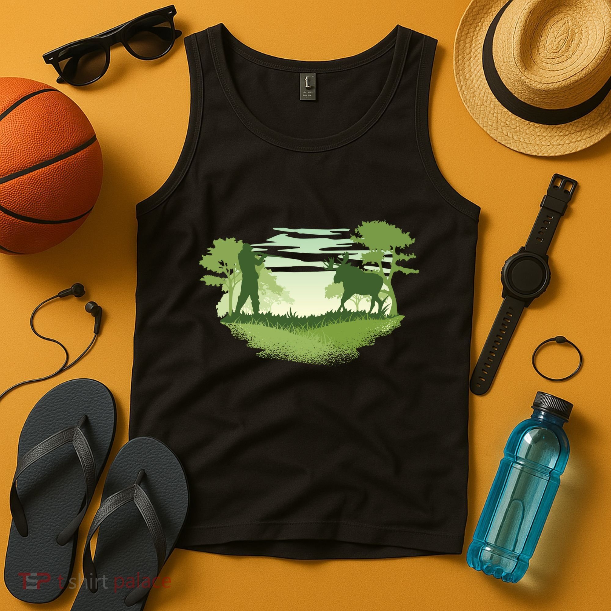 Moose Hunting Tank Top