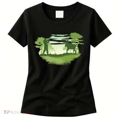 Moose Hunting Women's T-Shirt