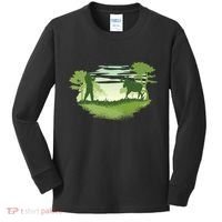 Moose Hunting Kids Long Sleeve Shirt thumb 0
