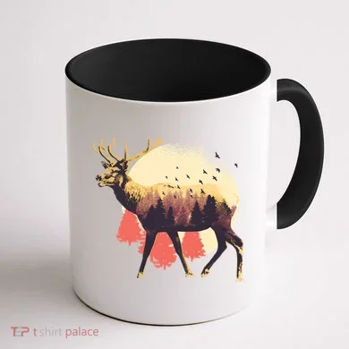 Moose Nature Coffee Mug back
