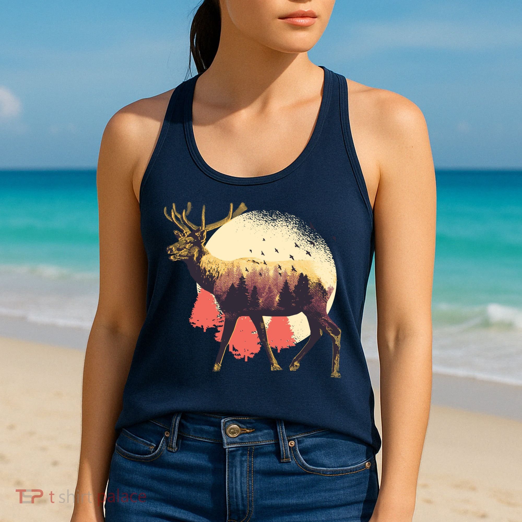 Moose Nature Women's Tank Top