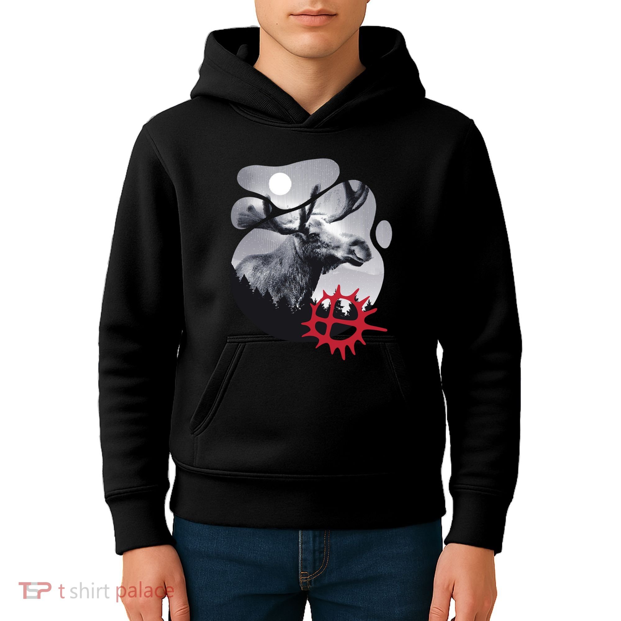 Moose Nature Sami Sun Kids Hoodie
