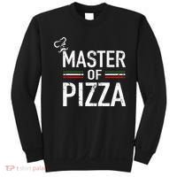 Master Of Pizza Italy Pizza Master Pizza Cooking Chef Sweatshirt thumb 0