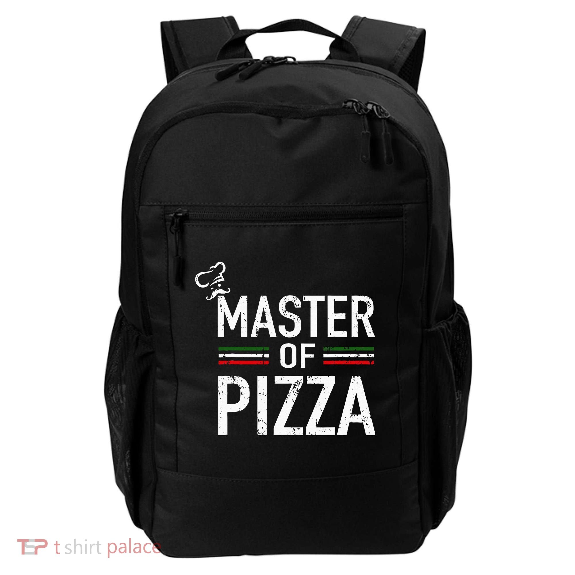 Master Of Pizza Italy Pizza Master Pizza Cooking Chef Backpack