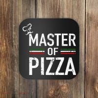 Master Of Pizza Italy Pizza Master Pizza Cooking Chef Coaster thumb 0