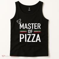 Master Of Pizza Italy Pizza Master Pizza Cooking Chef Tank Top thumb 2
