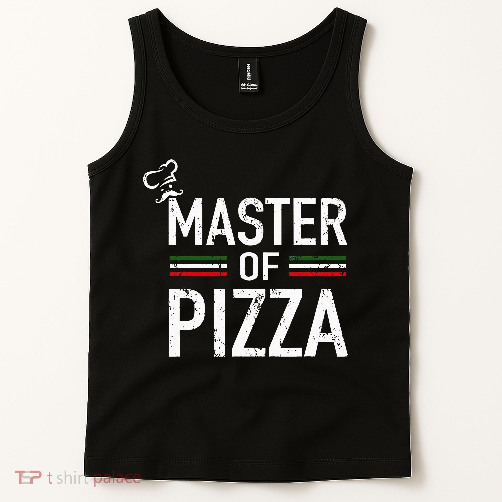 Master Of Pizza Italy Pizza Master Pizza Cooking Chef Tank Top