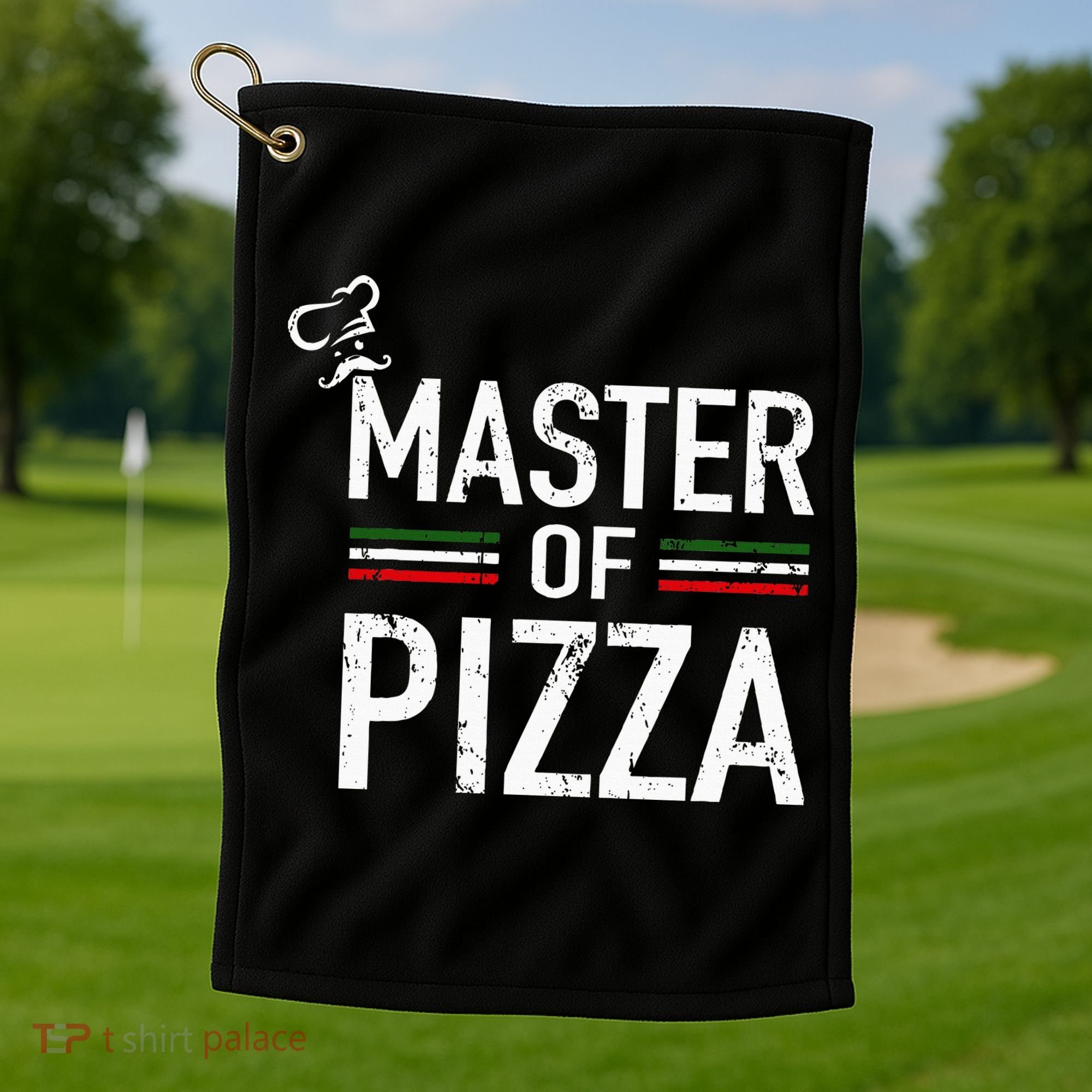 Master Of Pizza Italy Pizza Master Pizza Cooking Chef Golf Towel