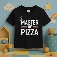 Master Of Pizza Italy Pizza Master Pizza Cooking Chef Toddler T-Shirt thumb 3