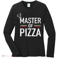 Master Of Pizza Italy Pizza Master Pizza Cooking Chef Women's Long Sleeve Shirt thumb 0